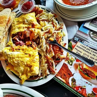 Corned Beef Omelette