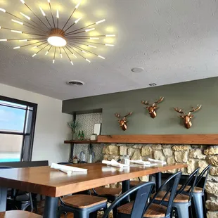 interior, sushi and sashimi