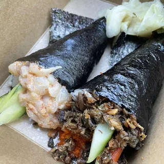 Spicy Scallop Hand Roll