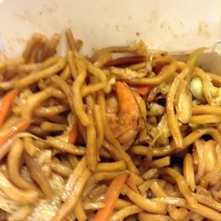 My husband said that that was the best lo mein he&apos;s ever eaten .