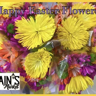 a bouquet of flowers