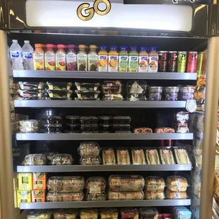 Grab &amp; Go snacks, sandwiches &amp; drinks