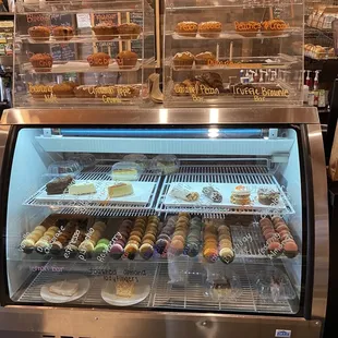 a display of pastries