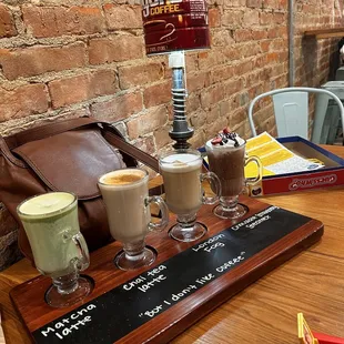 But I don't like coffee flight! Such a cute place with a vintage vibe. They also have a whole bunch of board games!