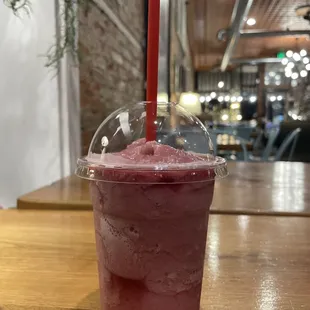 berry smoothie! super delicious and very kind and mellow staff.