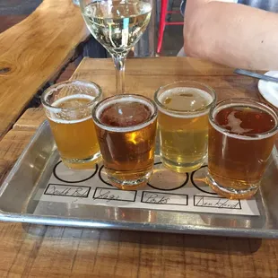 Nice tasting flight of beer