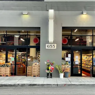 Front of store