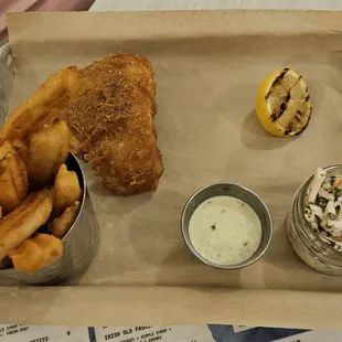 fish and chips, fish, seafood, food