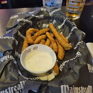 Great Fried Green beans.