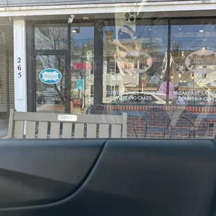 Outside of the bakery