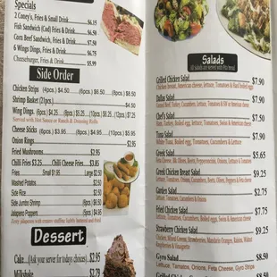menu, burritos and wraps