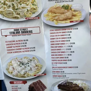 2020 menu