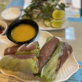 #13- pork patty spring roll