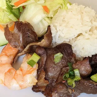 grilled pork rice dish, kids loved it