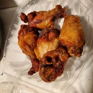 Wings were $10+tax...for 3 party wings.  Otherwise, sandwiches are good.