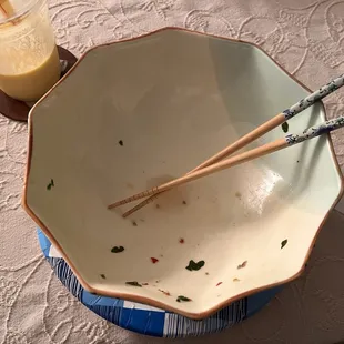 Nothing left of the yummy pho!!
