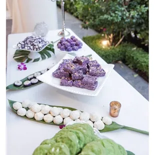 Display of desserts from another vendor.