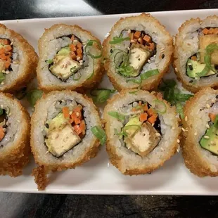 Fried roll using Fried Tofu Special Roll 8 Pieces