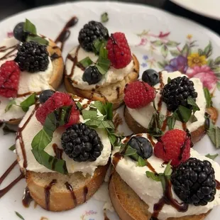 Lemon ricotta appetizer