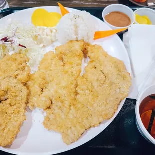 King katsu. Huge portion. 3.5 stars