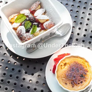 Baked to Order Madeline and Espresso Crème Brûlée