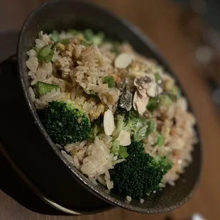 Fried rice was delicious.