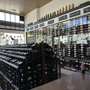 Inside - wine selection