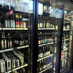 Craft beer selection