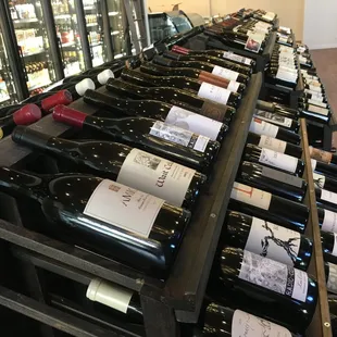 Part of our wine selection.