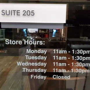 store hours and hours