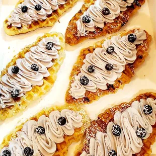 # Blueberry Croffles