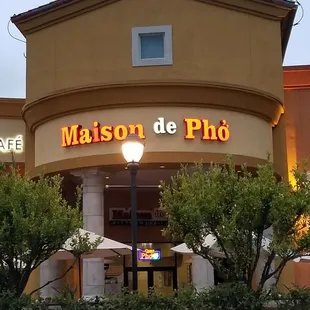 View from the parking lot