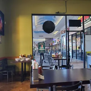 the interior of a restaurant