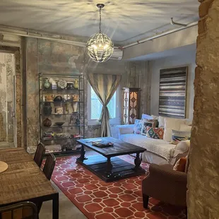 Living room in the 3 bedroom apartment