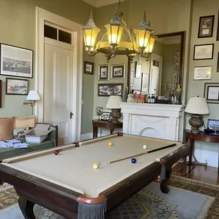 The billiard room