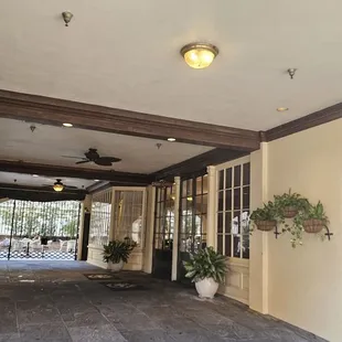 Entry to lobby