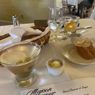 Dirty Martini &amp; Bread