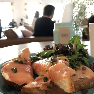 Smoked Salmon Tartine