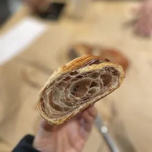 Chestnut croissant