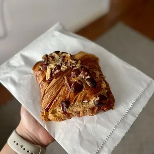hazelnut orange croissant