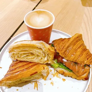 Smoked Salmon Croissant