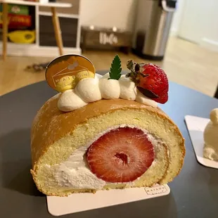 Strawberry Roll Cake