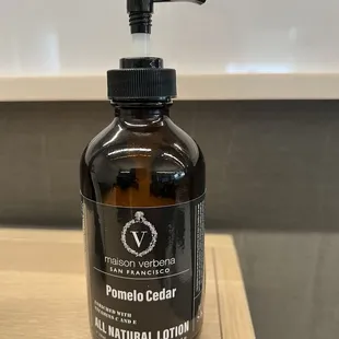 pomelo cedar lotion