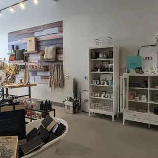 the interior of a store