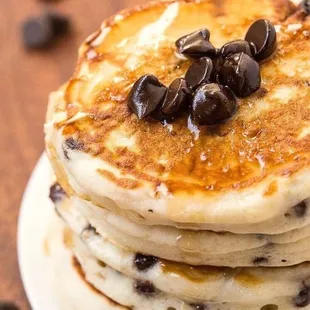 They pancakes are so fluffy and they also serve waffles too!