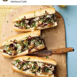 The Philly cheesesteaks ARE SO FREAKING GOOD