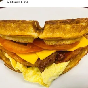 Waffle sandwich!!!!