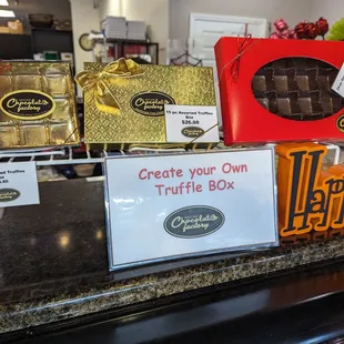 Make your own truffle box sizes and prices