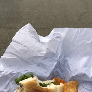 a sandwich and chips