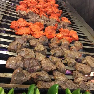 Beef & Chicken Kabob Combo